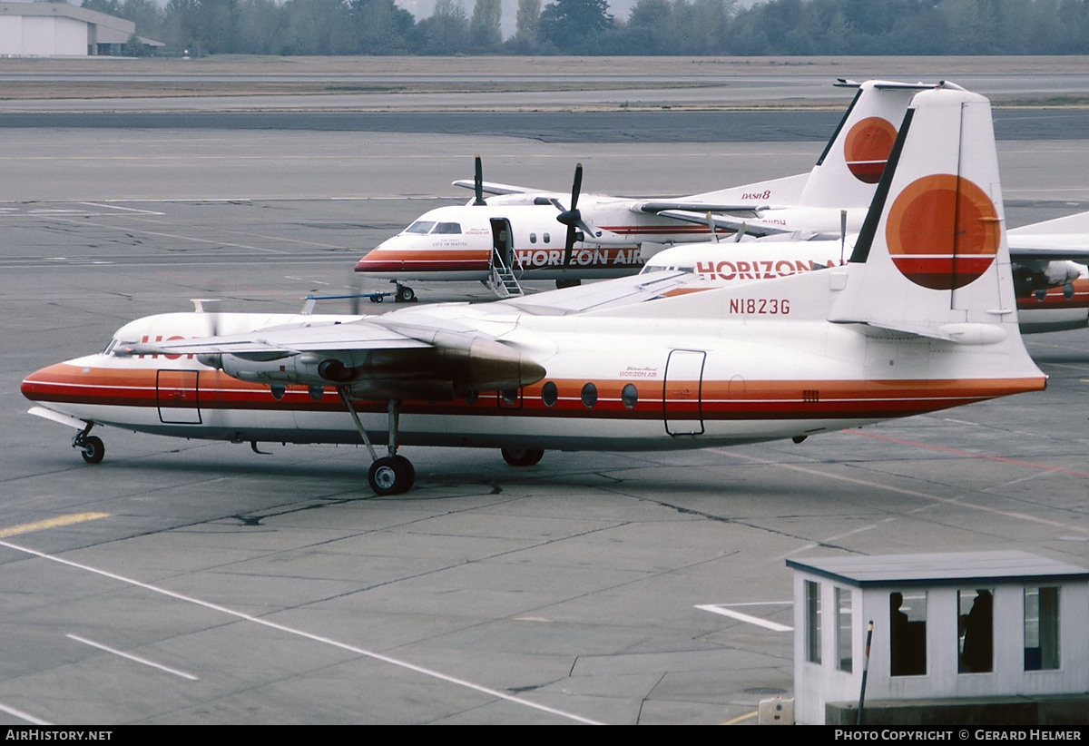 Aircraft Photo of N1823G | Fairchild F-27J | Horizon Air | AirHistory.net #69601