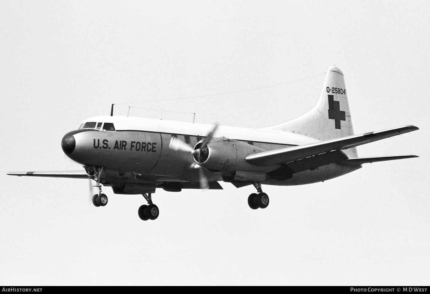Aircraft Photo of 52-5804 / 0-25804 | Convair C-131A Samaritan | USA - Air Force | AirHistory.net #69602