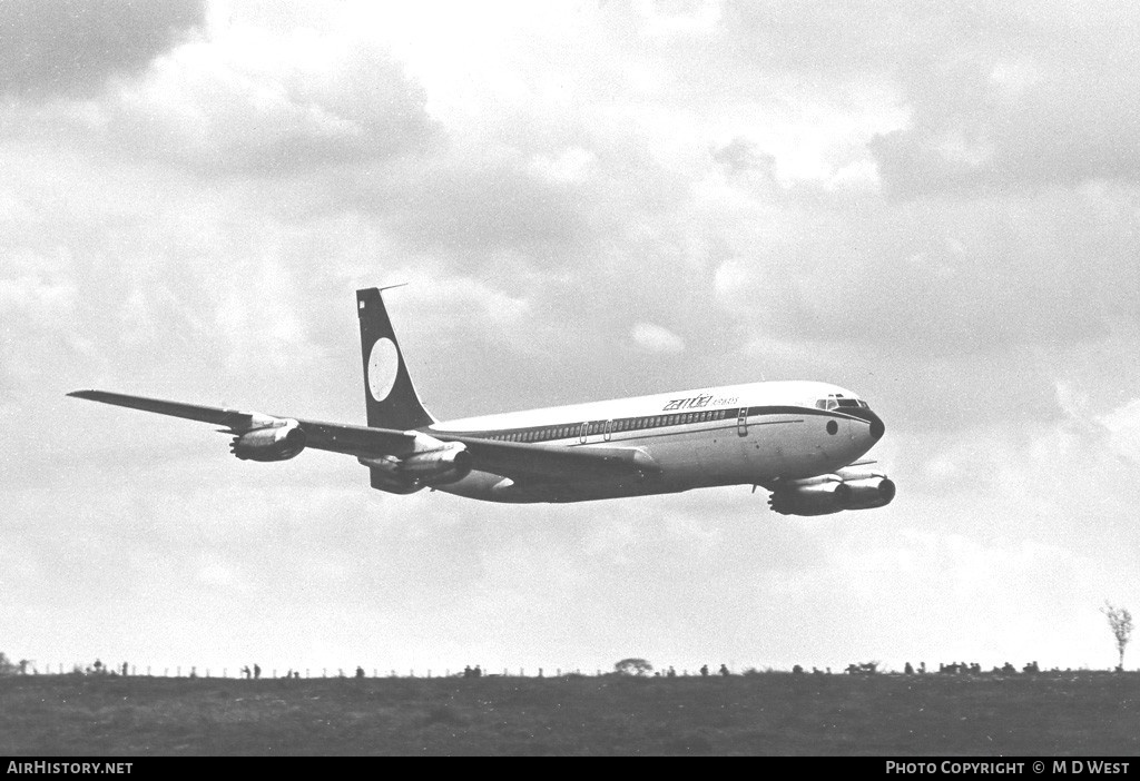 Aircraft Photo of G-AYVG | Boeing 707-321 | Zambia Airways | AirHistory.net #69604
