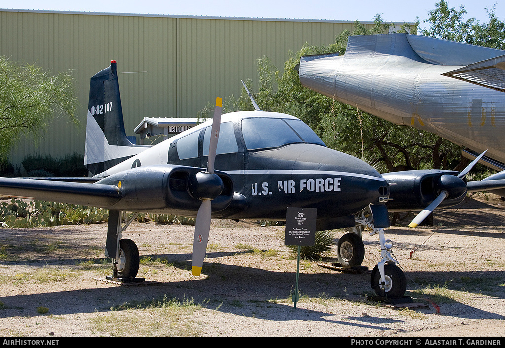 Aircraft Photo of 58-2107 / 0-82107 | Cessna GU-3A Blue Canoe | USA - Air Force | AirHistory.net #69605