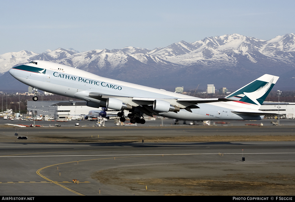 Aircraft Photo of B-LIE | Boeing 747-467F/ER/SCD | Cathay Pacific Airways Cargo | AirHistory.net #69615