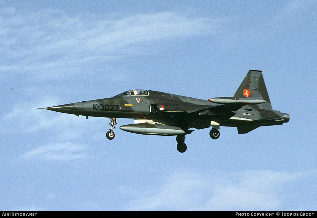 Aircraft Photo of K-3027 | Canadair NF-5A | Netherlands - Air Force | AirHistory.net #69638