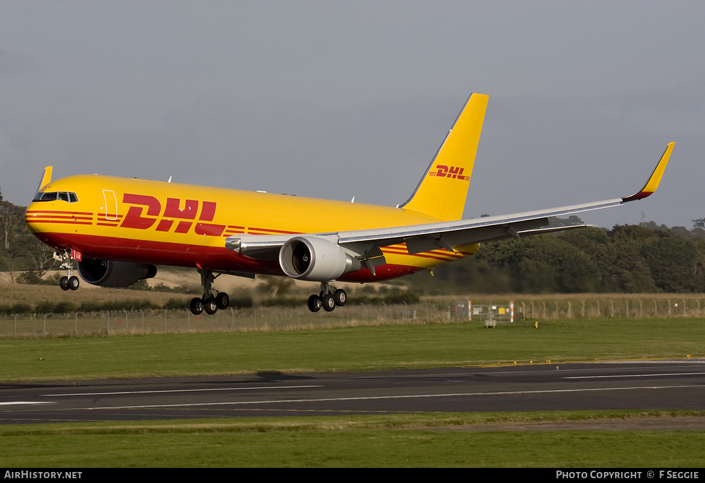 Aircraft Photo of G-DHLE | Boeing 767-3JHF | DHL International | AirHistory.net #69654