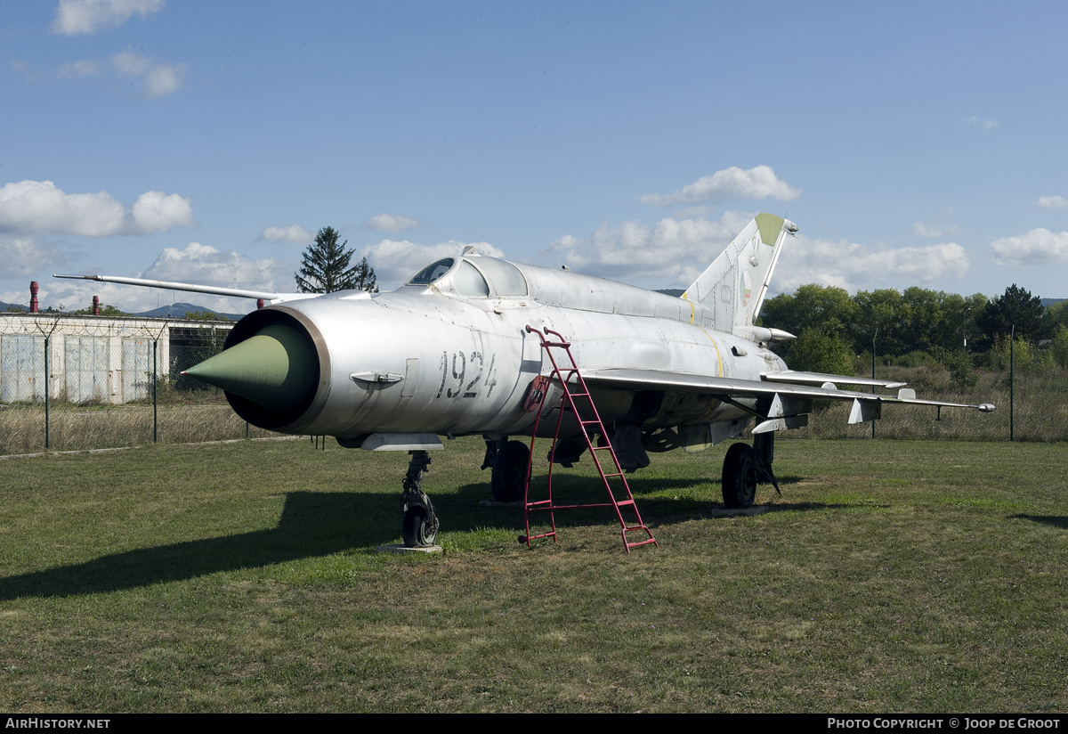 Aircraft Photo of 1924 | Mikoyan-Gurevich MiG-21R | Czechoslovakia - Air Force | AirHistory.net #69669