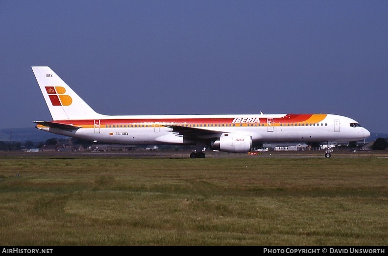 Aircraft Photo of EC-GBX | Boeing 757-236 | Iberia | AirHistory.net #69675