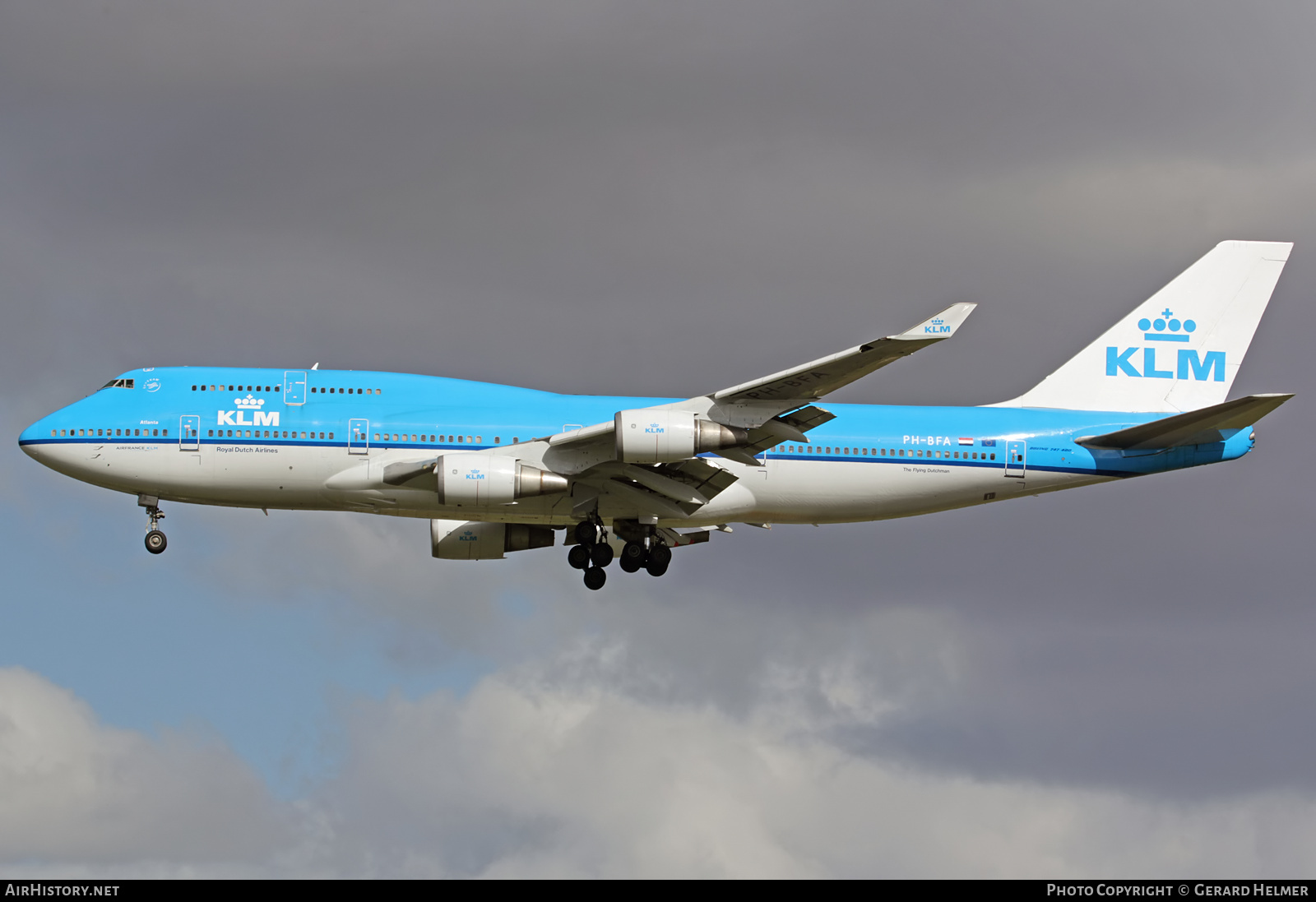 Aircraft Photo of PH-BFA | Boeing 747-406 | KLM - Royal Dutch Airlines | AirHistory.net #69680