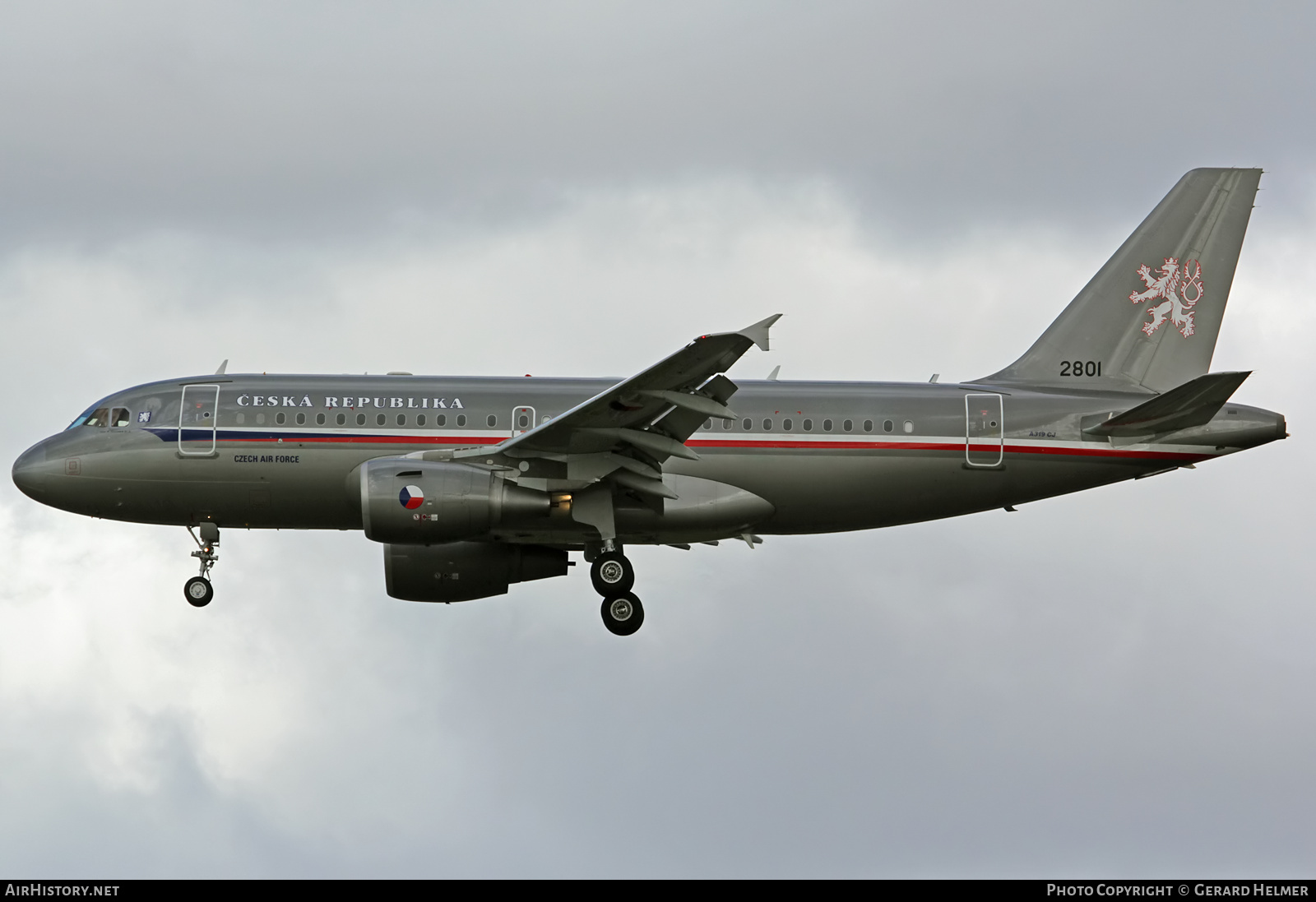 Aircraft Photo of 2801 | Airbus ACJ319 (A319-115/CJ) | Czechia - Air Force | AirHistory.net #69681