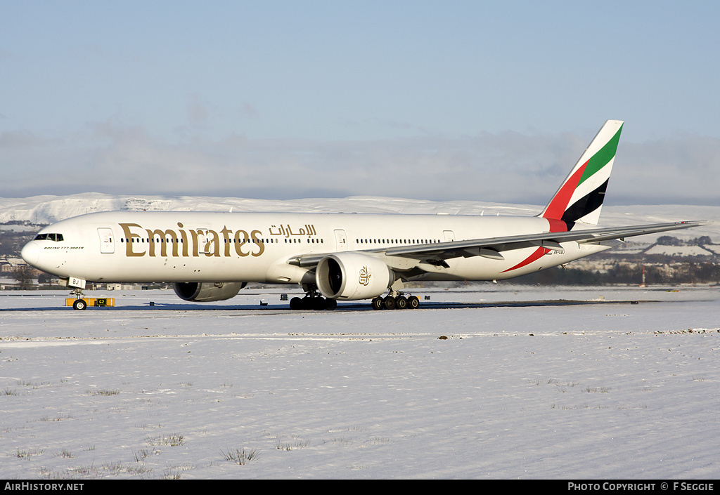 Aircraft Photo of A6-EBJ | Boeing 777-36N/ER | Emirates | AirHistory.net #69701