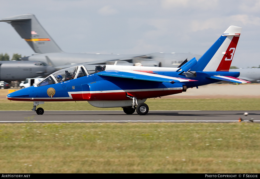 Aircraft Photo of E165 | Dassault-Dornier Alpha Jet E | France - Air Force | AirHistory.net #69730