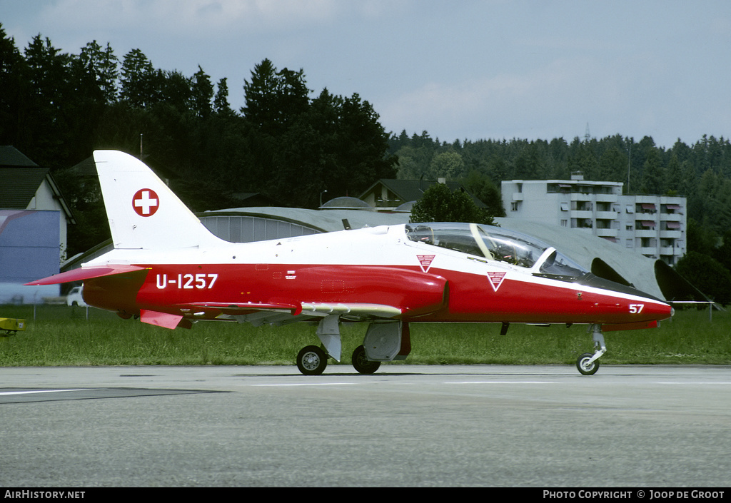 Aircraft Photo of U-1257 | British Aerospace Hawk 66 | Switzerland - Air Force | AirHistory.net #69738