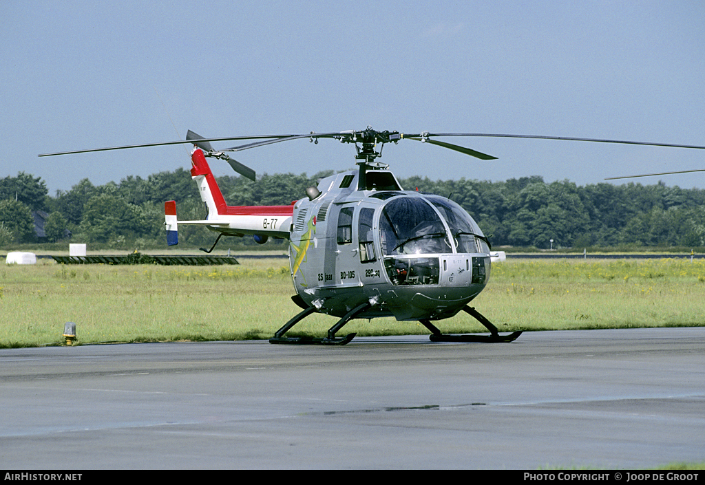 Aircraft Photo of B-77 | MBB BO-105CB-4 | Netherlands - Air Force | AirHistory.net #69757