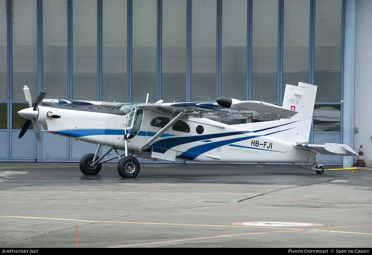 Aircraft Photo of HB-FJI | Pilatus PC-6/B2-H4 Turbo Porter | Pilatus | AirHistory.net #69778