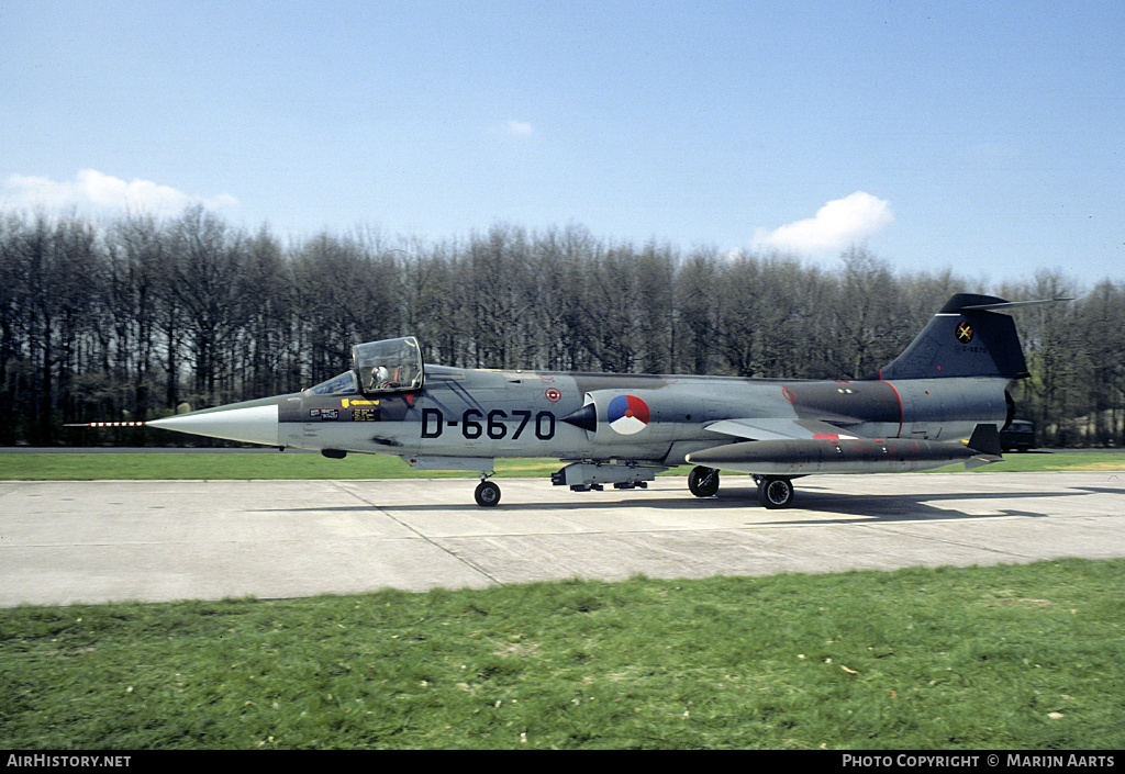 Aircraft Photo of D-6670 | Lockheed F-104G Starfighter | Netherlands - Air Force | AirHistory.net #69788