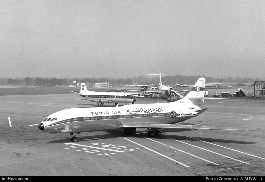 Aircraft Photo of TS-MAC | Sud SE-210 Caravelle III | Tunis Air | AirHistory.net #69808