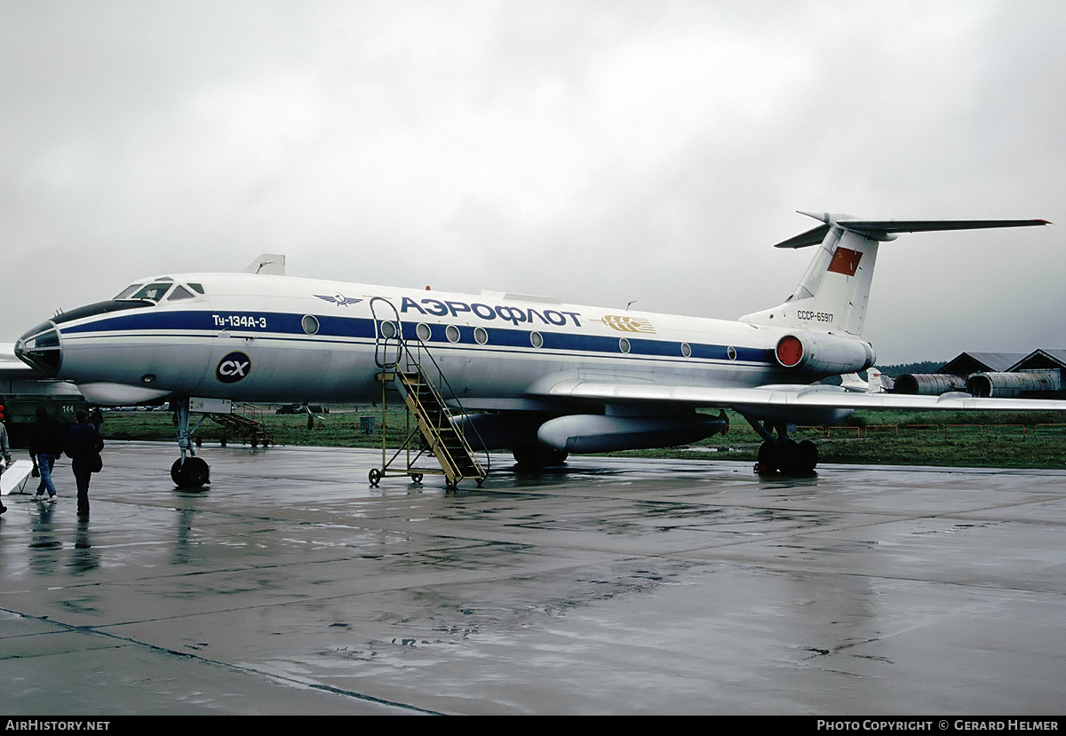 Aircraft Photo of CCCP-65917 | Tupolev Tu-134A-3 | Aeroflot | AirHistory.net #69809