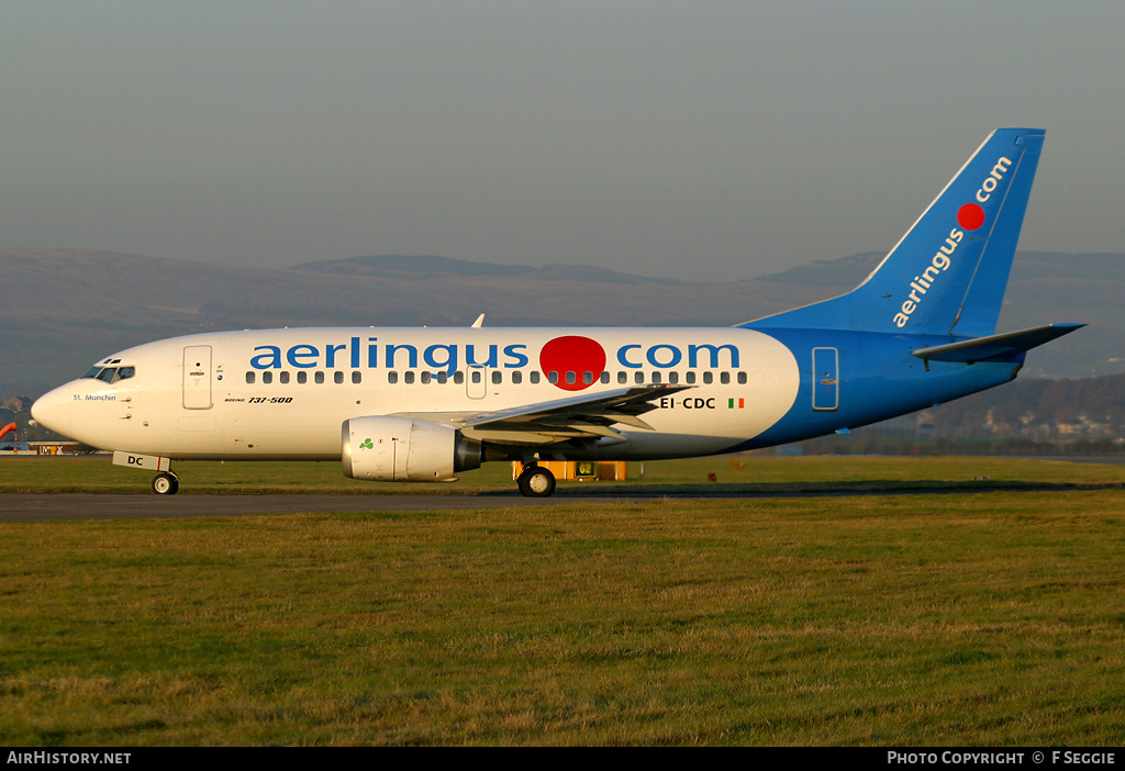 Aircraft Photo of EI-CDC | Boeing 737-548 | Aer Lingus | AirHistory.net #69814