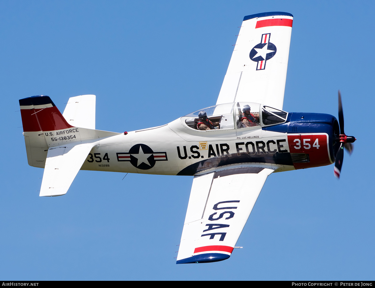 Aircraft Photo of N1328B / 55-138354 | North American T-28B Trojan | USA - Air Force | AirHistory.net #69820