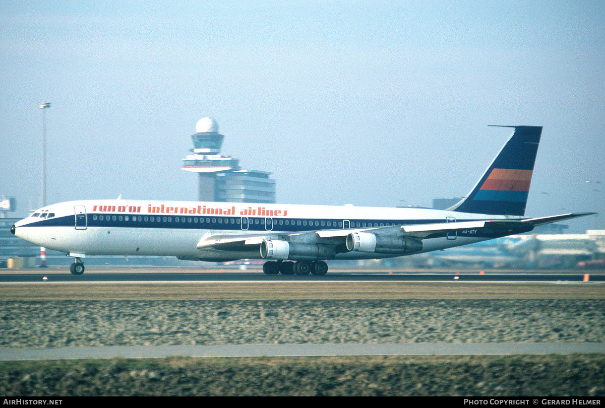 Aircraft Photo of 4X-ATY | Boeing 707-358C | Sun d'Or International Airlines | AirHistory.net #69831