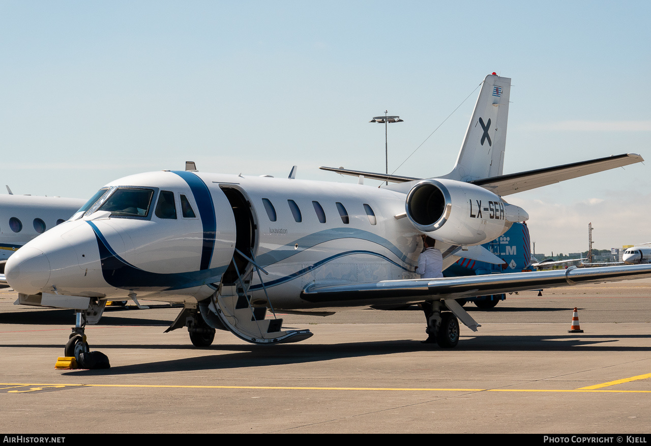 Aircraft Photo of LX-SEH | Cessna 560XL Citation XLS | Luxaviation | AirHistory.net #69843