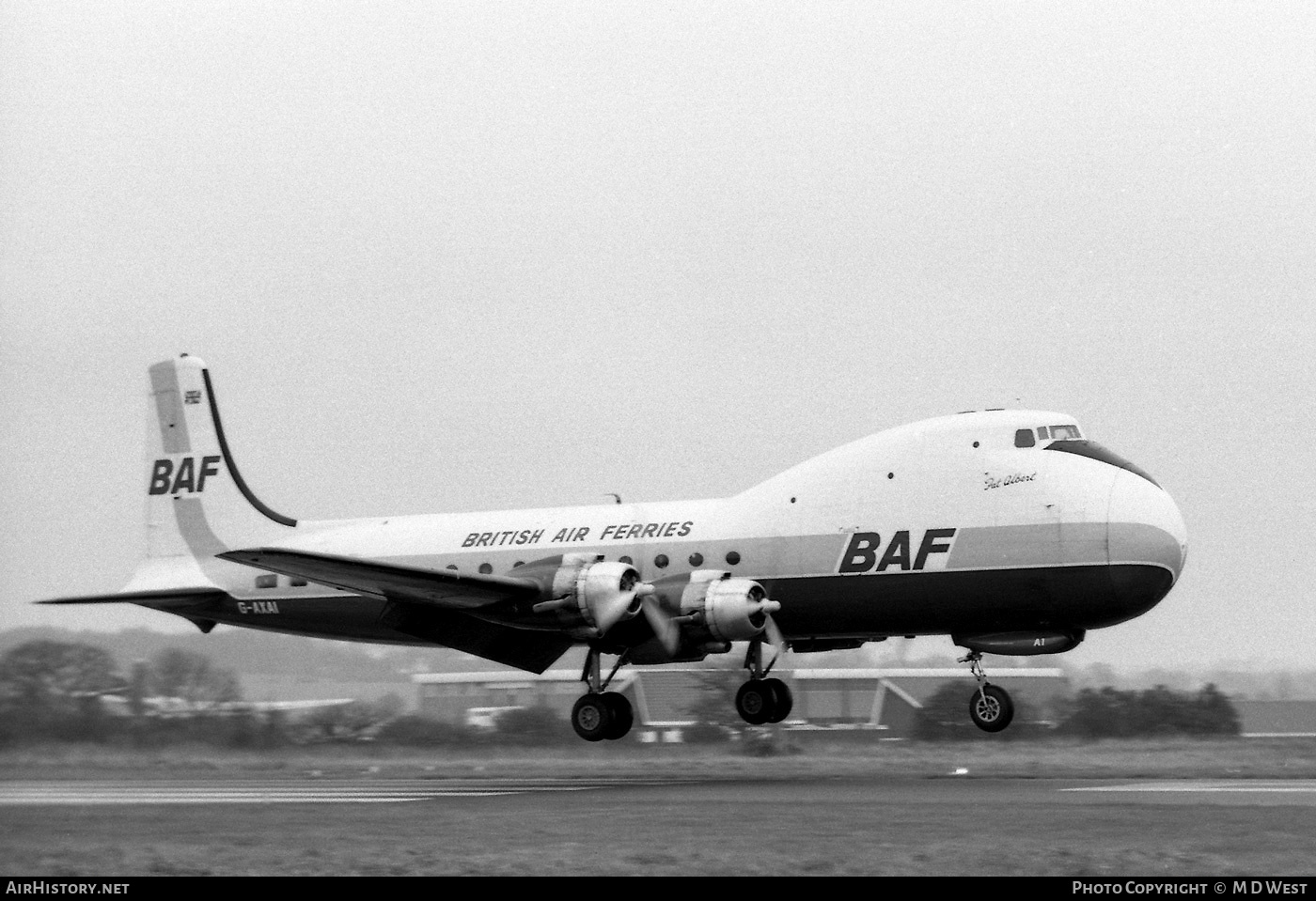 Aircraft Photo of G-AXAI | Aviation Traders ATL-98 Carvair | British Air Ferries - BAF | AirHistory.net #69846