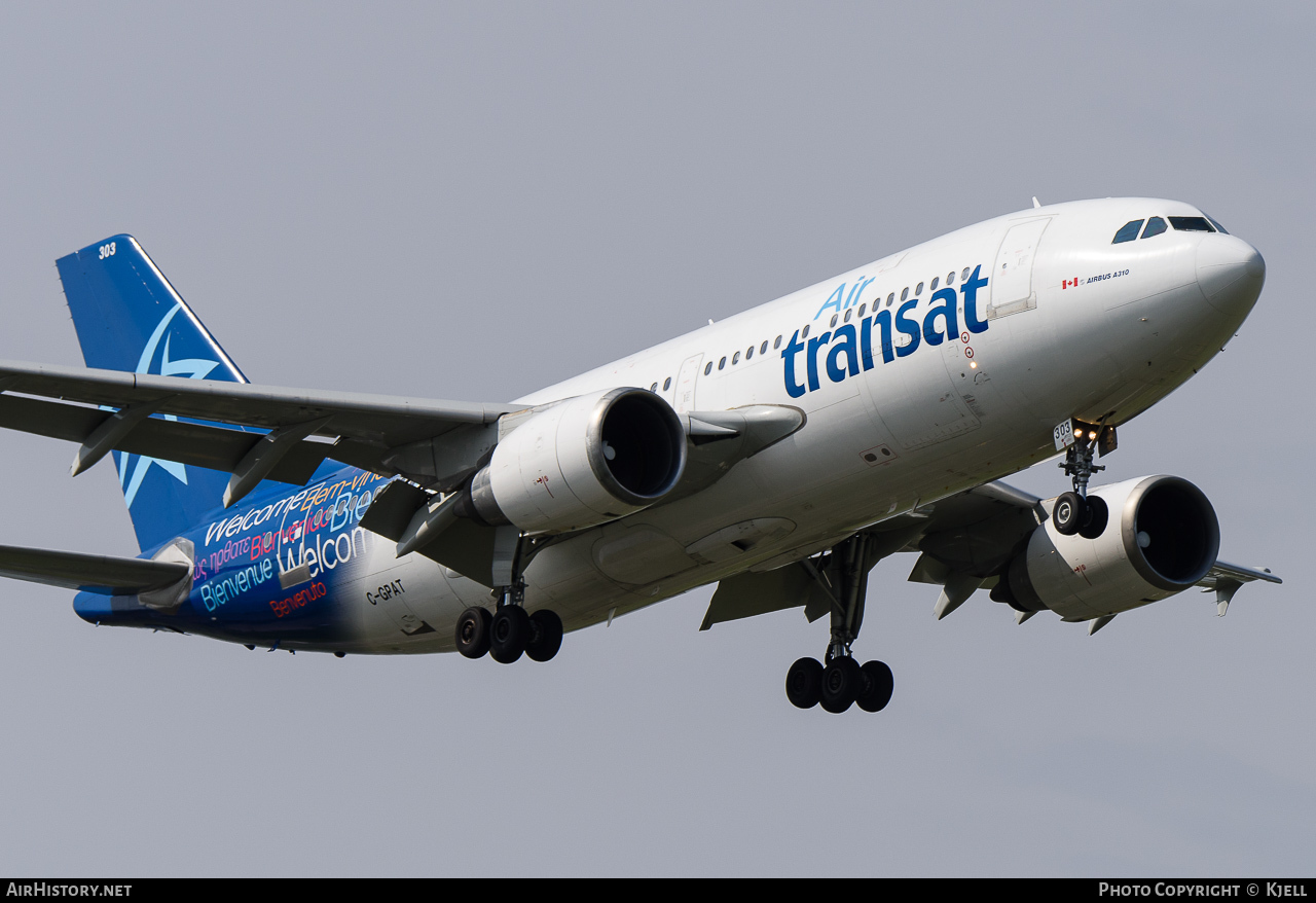 Aircraft Photo of C-GPAT | Airbus A310-308/ET | Air Transat | AirHistory.net #69859