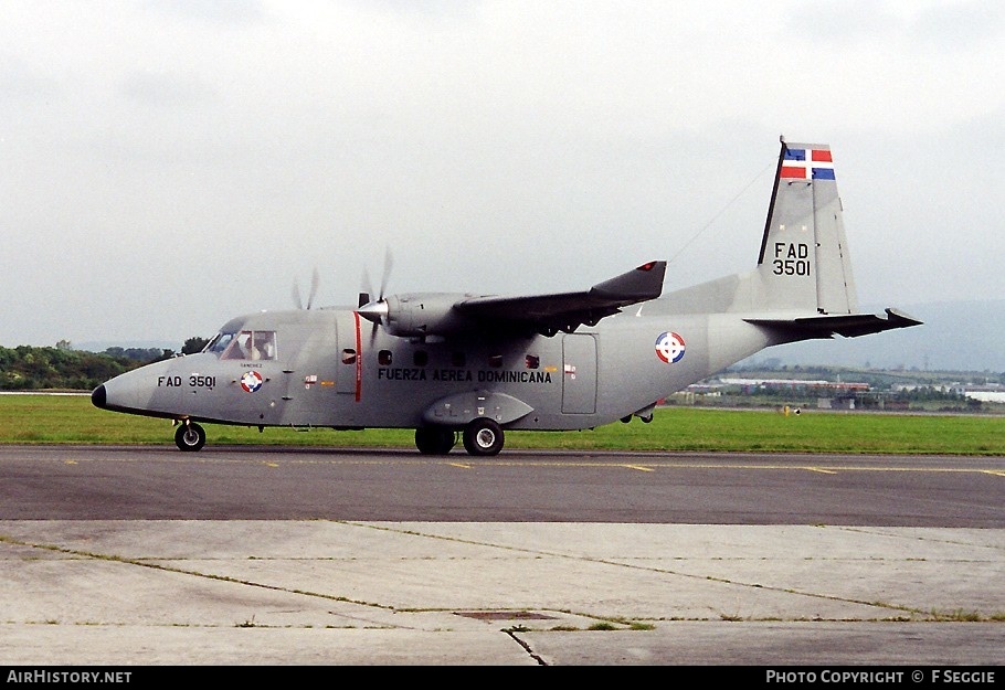 Aircraft Photo of 3501 / FAD 3501 | CASA C-212-400 Aviocar | Dominican Republic - Air Force | AirHistory.net #69862