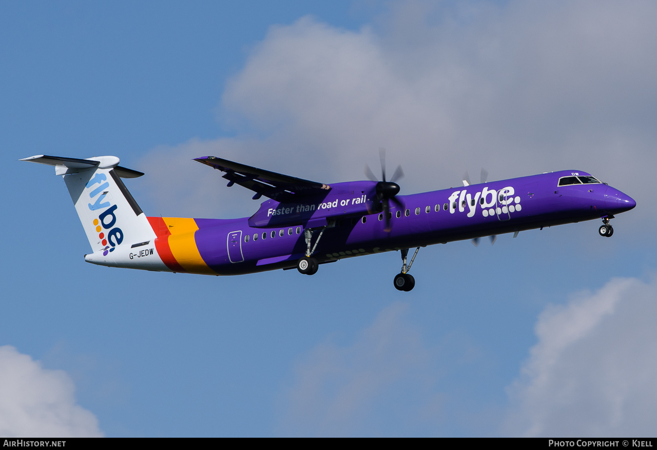 Aircraft Photo of G-JEDW | Bombardier DHC-8-402 Dash 8 | Flybe | AirHistory.net #69868