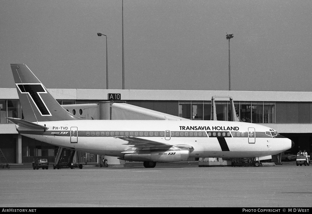 Aircraft Photo of PH-TVD | Boeing 737-2K2C/Adv | Transavia Holland | AirHistory.net #69876