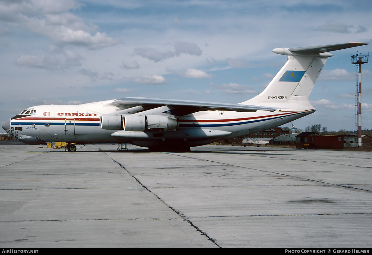 Aircraft Photo of UN-76385 | Ilyushin Il-76TD | Sayakhat Airlines | AirHistory.net #69878