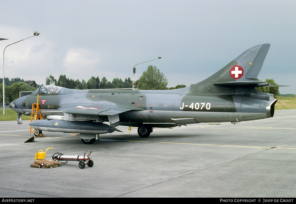 Aircraft Photo of J-4070 | Hawker Hunter F58 | Switzerland - Air Force | AirHistory.net #69882