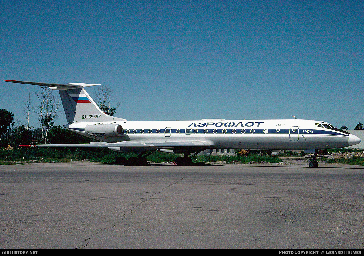 Aircraft Photo of RA-65567 | Tupolev Tu-134A | Aeroflot | AirHistory.net #69888