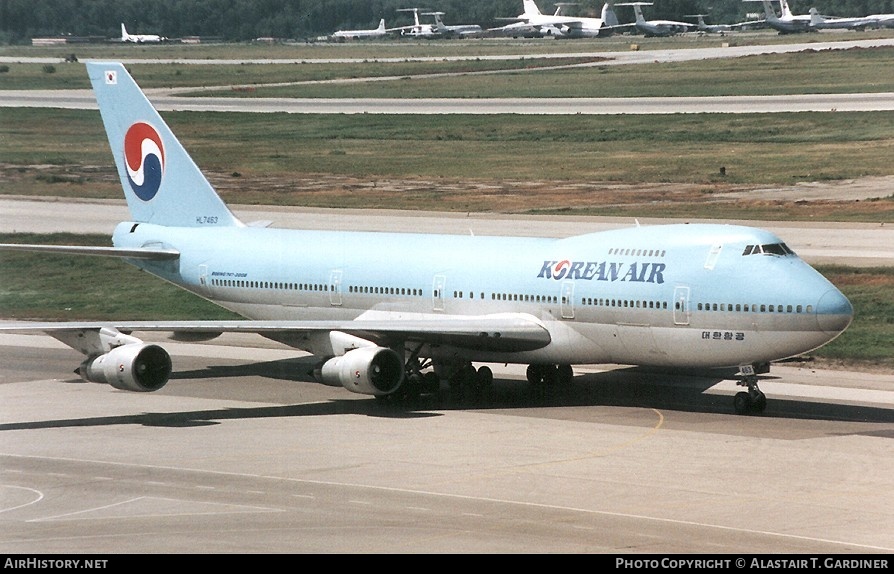 Aircraft Photo of HL7463 | Boeing 747-2B5B | Korean Air | AirHistory.net #69893