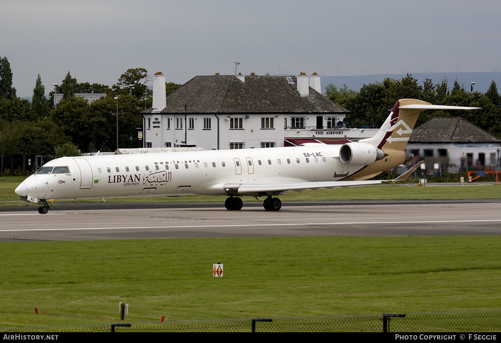 Aircraft Photo of 5A-LAC | Bombardier CRJ-900ER (CL-600-2D24) | Libyan Airlines | AirHistory.net #69923