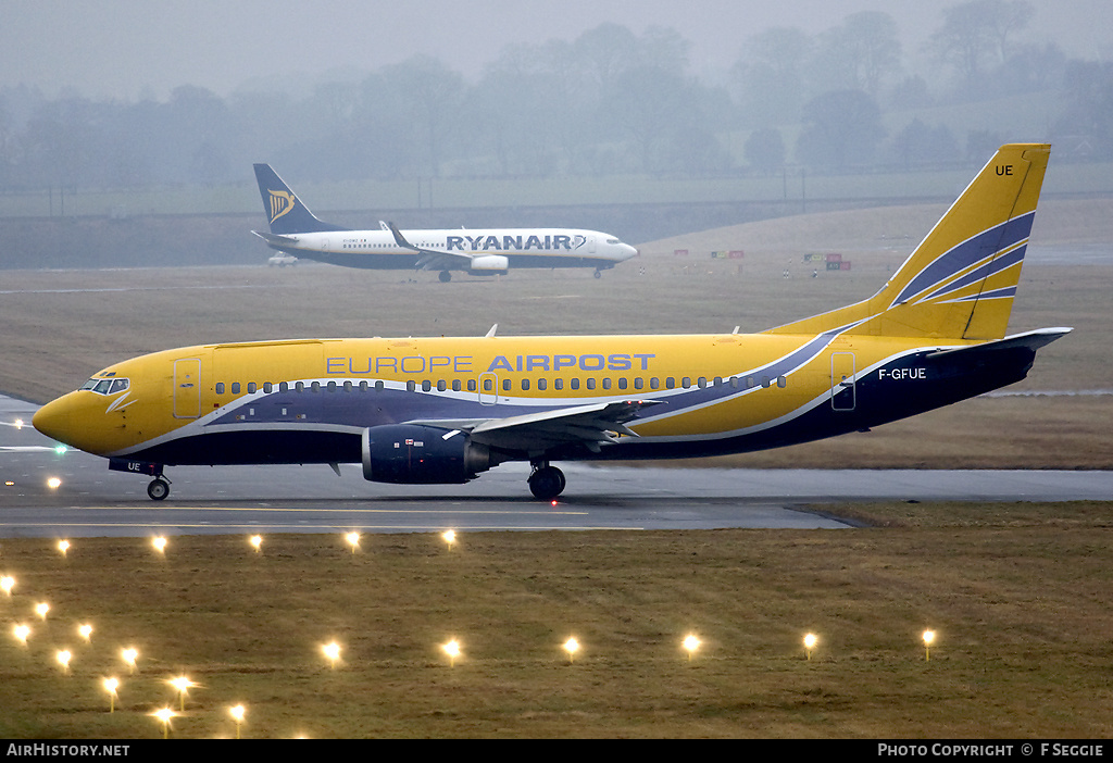 Aircraft Photo of F-GFUE | Boeing 737-3B3(QC) | Europe Airpost | AirHistory.net #69924