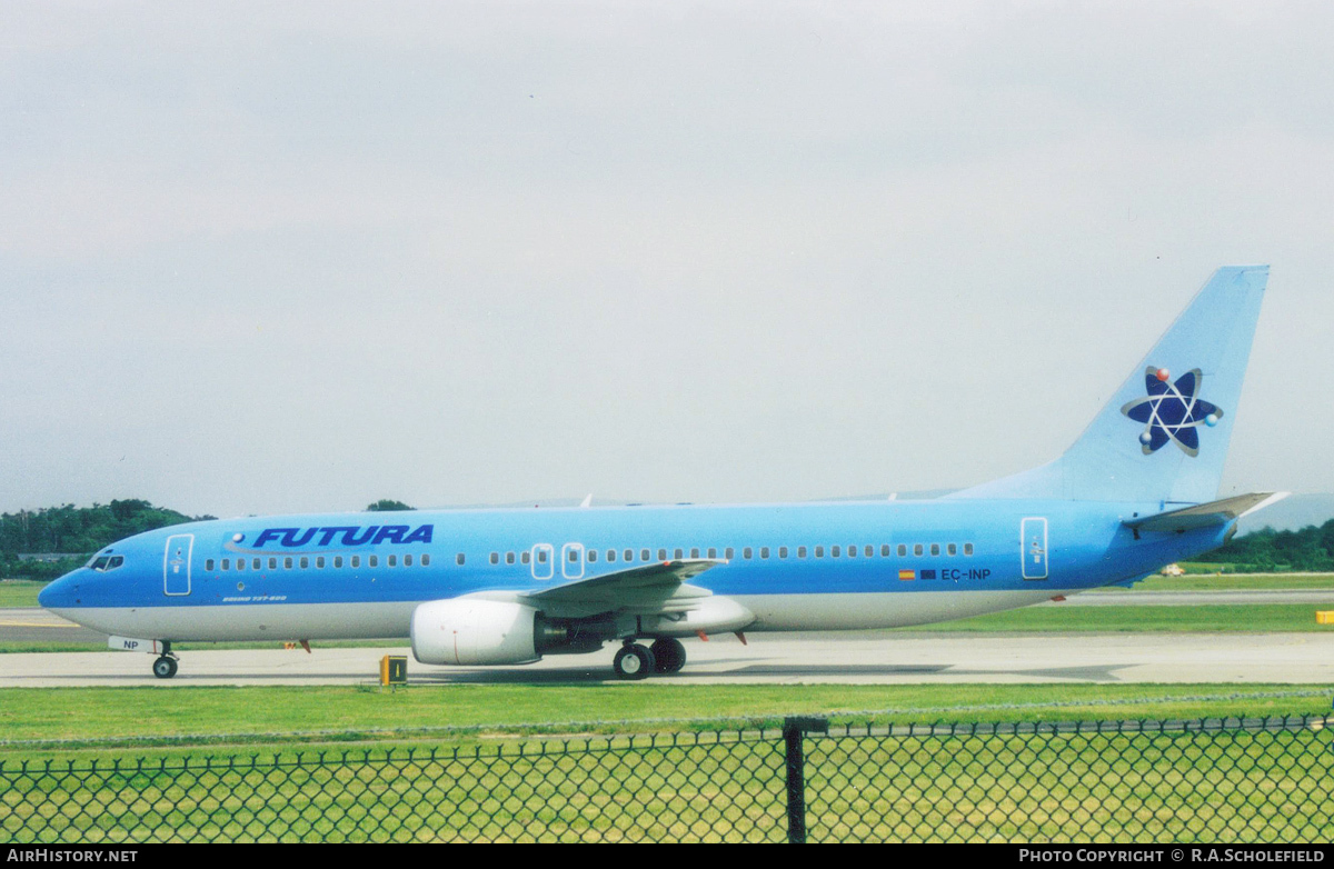 Aircraft Photo of EC-INP | Boeing 737-804 | Futura International Airways | AirHistory.net #69928