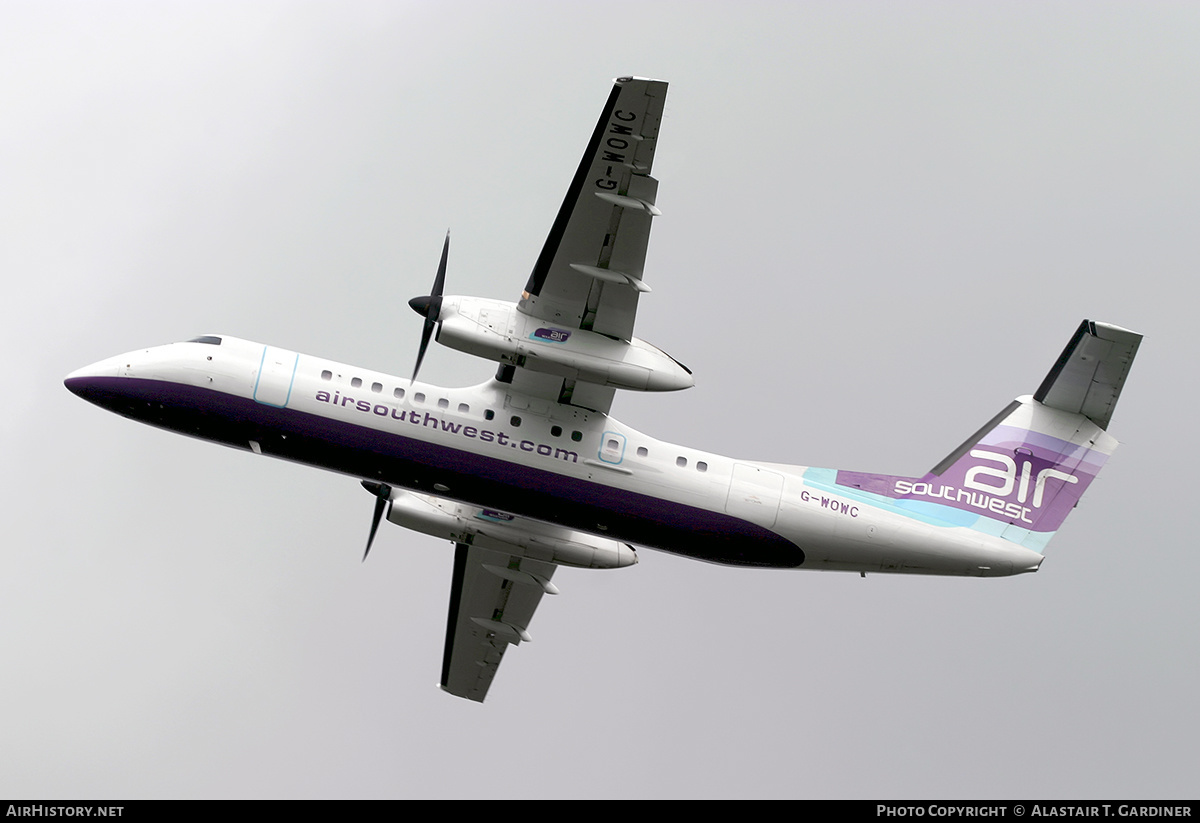 Aircraft Photo of G-WOWC | De Havilland Canada DHC-8-311 Dash 8 | Air Southwest | AirHistory.net #69929