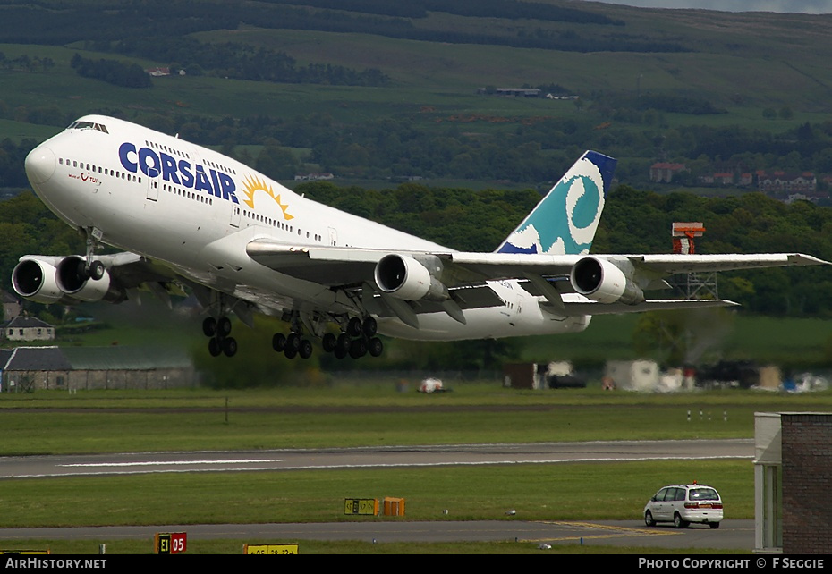 Aircraft Photo of F-GSUN | Boeing 747-312 | Corsair | AirHistory.net #69930