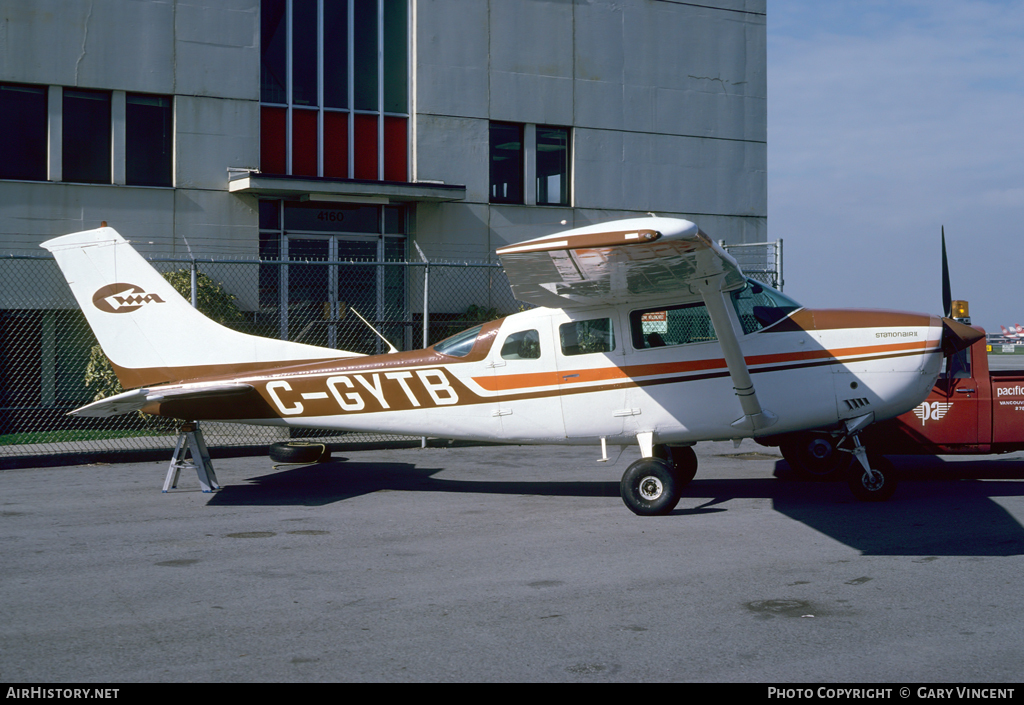 Aircraft Photo of C-GYTB | Cessna U206G Stationair 6 | Central Mountain Air - CMA | AirHistory.net #69934