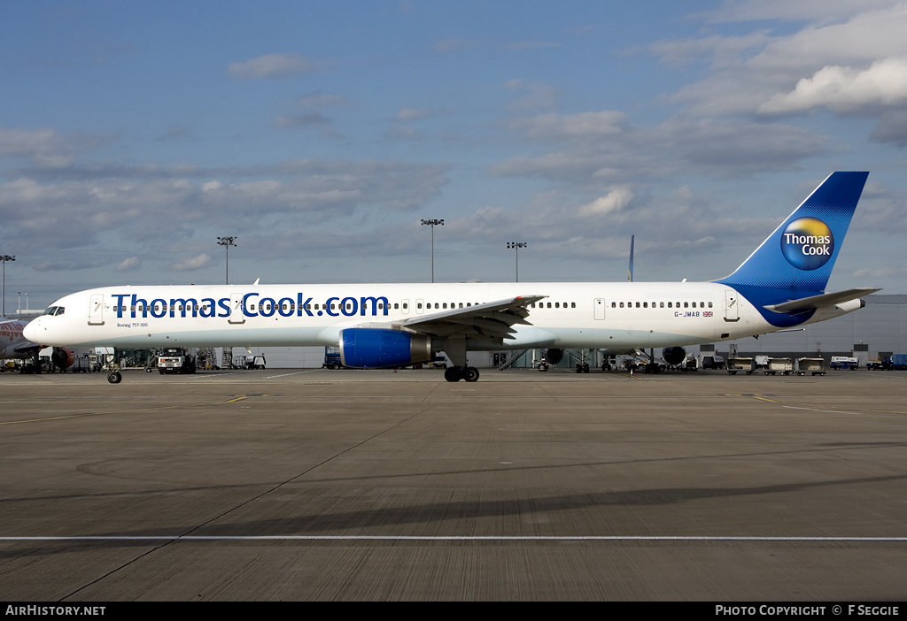 Aircraft Photo of G-JMAB | Boeing 757-3CQ | Thomas Cook Airlines | AirHistory.net #69936