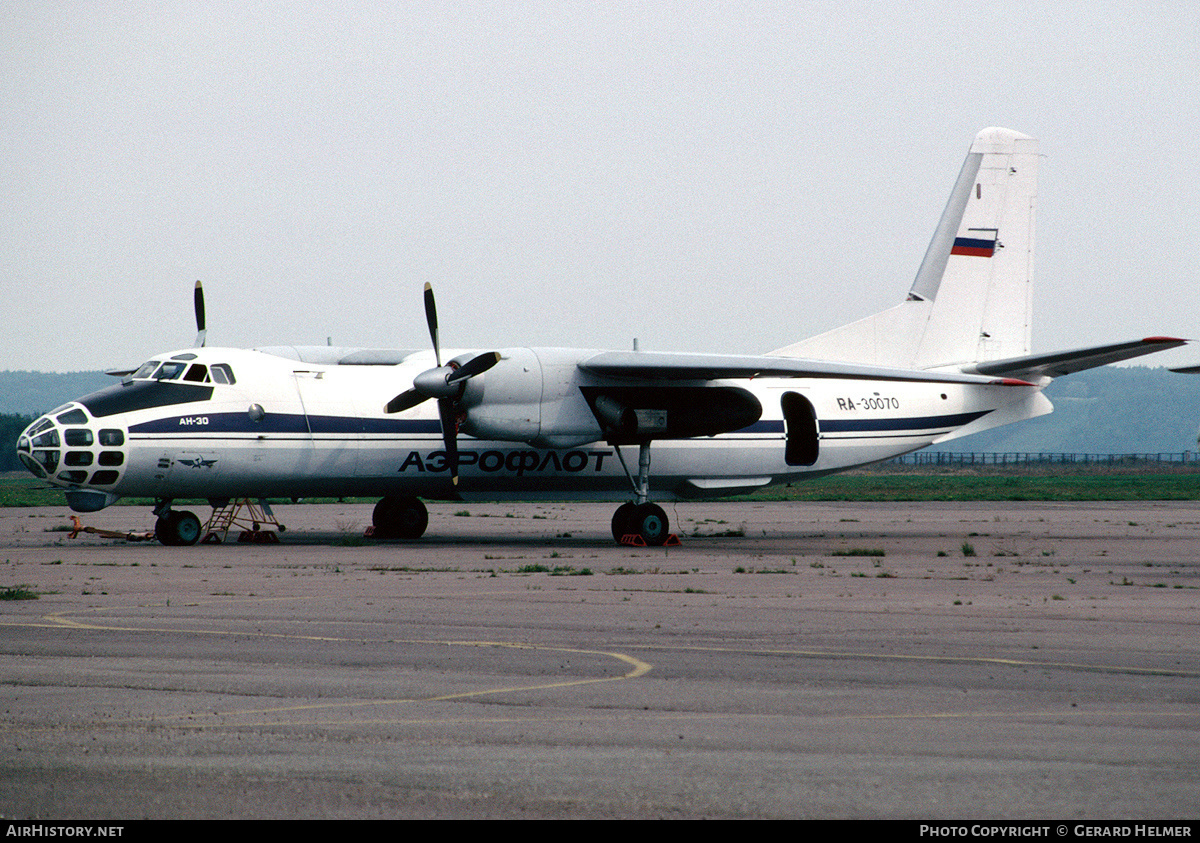 Aircraft Photo of RA-30070 | Antonov An-30 | Aeroflot | AirHistory.net #69940