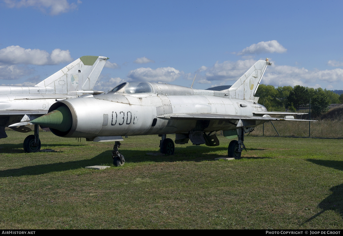 Aircraft Photo of 0306 | Mikoyan-Gurevich MiG-21PF | Czechoslovakia - Air Force | AirHistory.net #69948