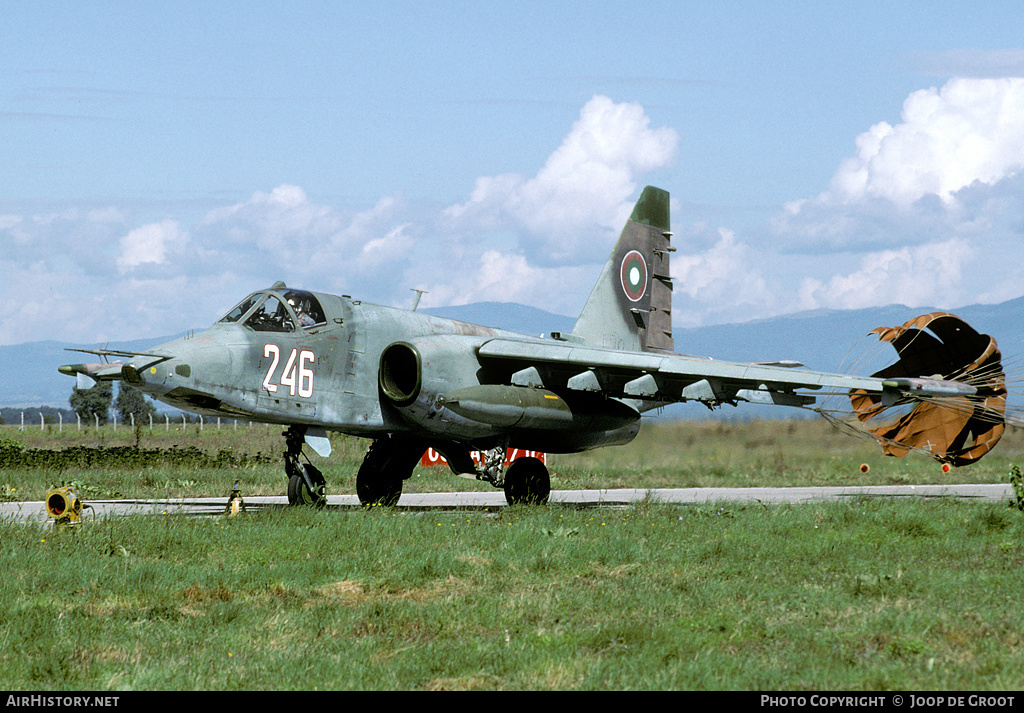Aircraft Photo of 246 | Sukhoi Su-25K | Bulgaria - Air Force | AirHistory.net #69951