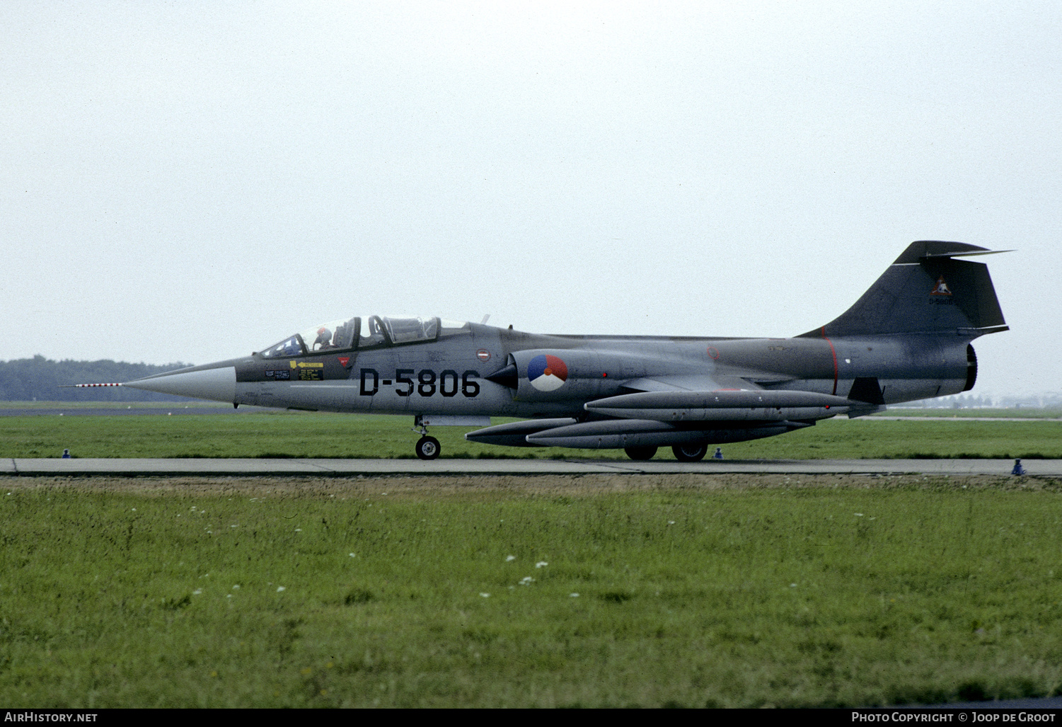 Aircraft Photo of D-5806 | Lockheed TF-104G Starfighter | Netherlands - Air Force | AirHistory.net #69952