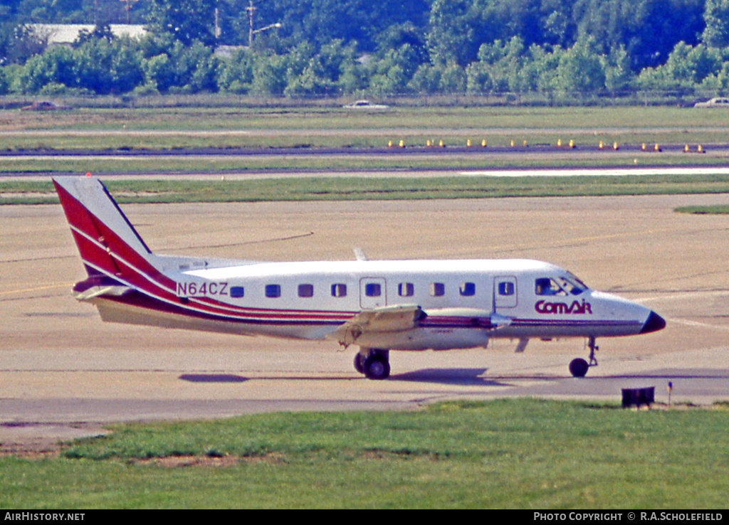 Aircraft Photo of N64CZ | Embraer EMB-110 Bandeirante | Comair | AirHistory.net #70001