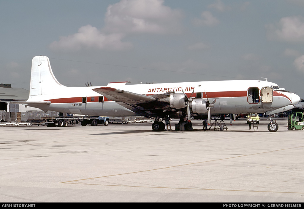 Aircraft Photo of N41840 | Douglas DC-6B | Antarctic Air | AirHistory.net #70017