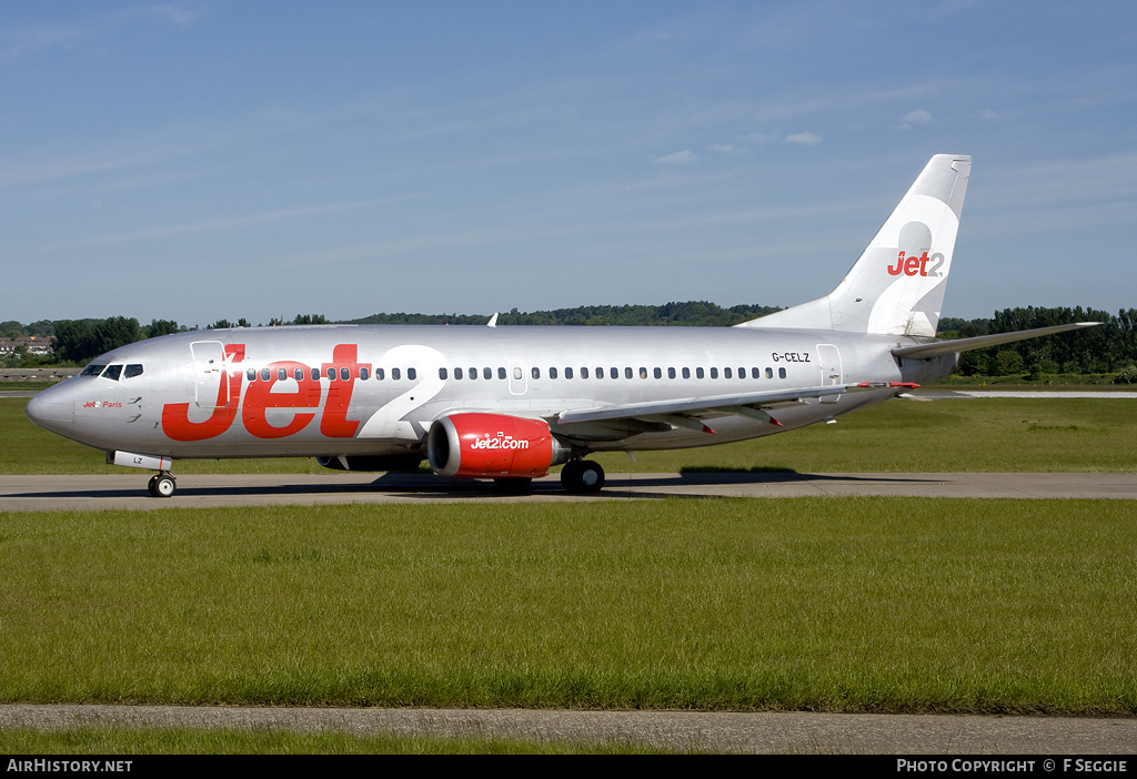 Aircraft Photo of G-CELZ | Boeing 737-377(QC) | Jet2 | AirHistory.net #70021