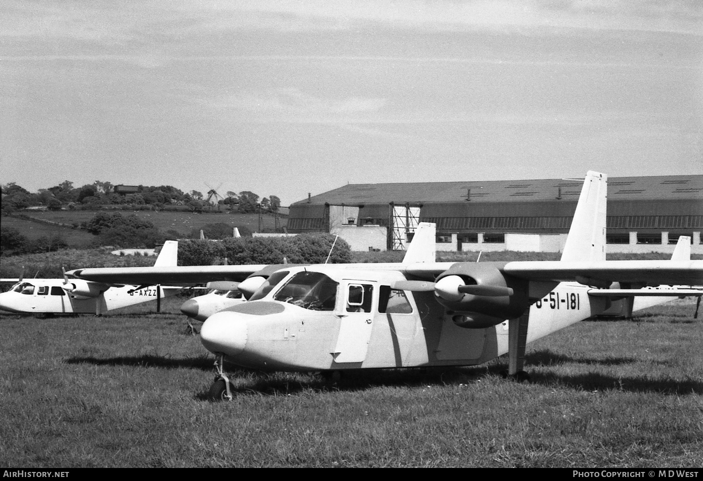 Aircraft Photo of G-51-181 | Britten-Norman BN-2A-6 Islander | AirHistory.net #70022