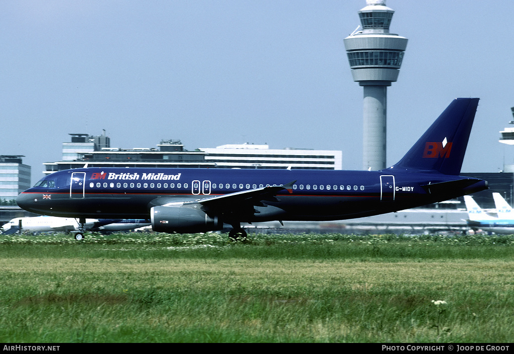 Aircraft Photo of G-MIDY | Airbus A320-232 | British Midland Airways - BMA | AirHistory.net #70031