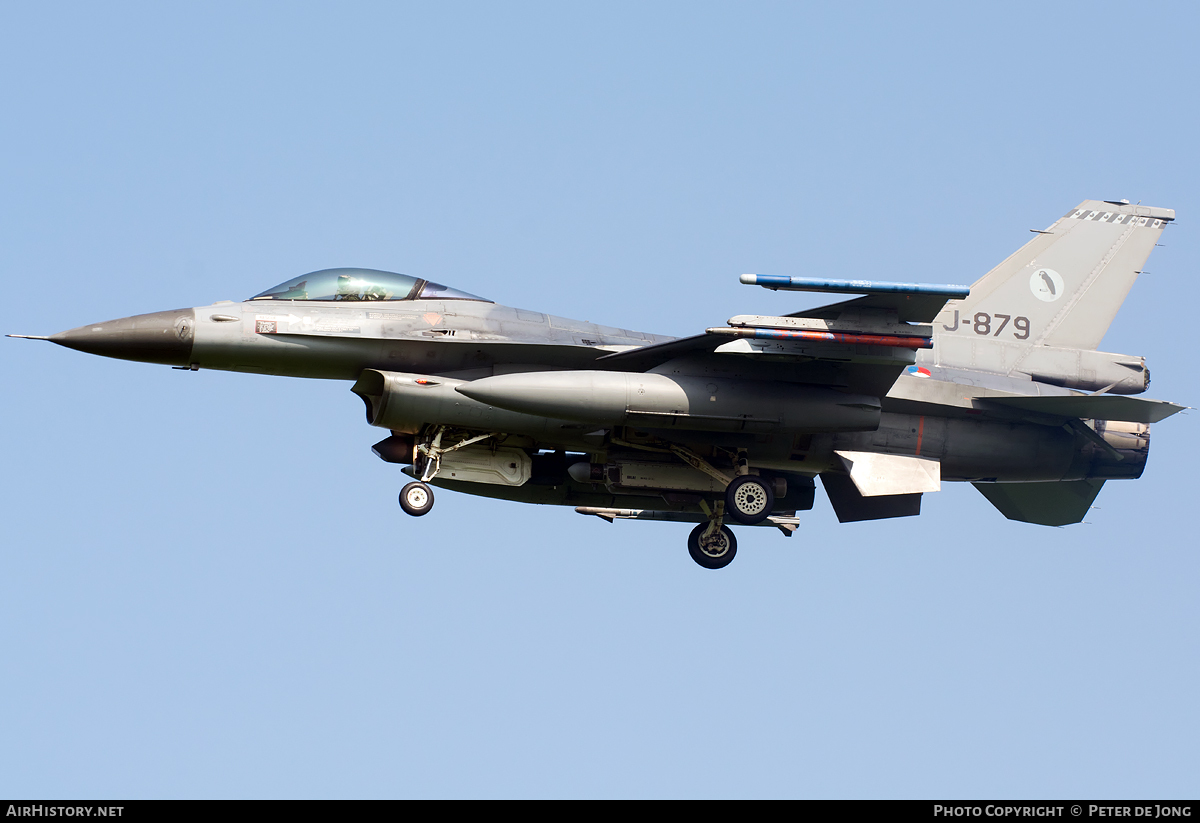 Aircraft Photo of J-879 | General Dynamics F-16AM Fighting Falcon | Netherlands - Air Force | AirHistory.net #70035
