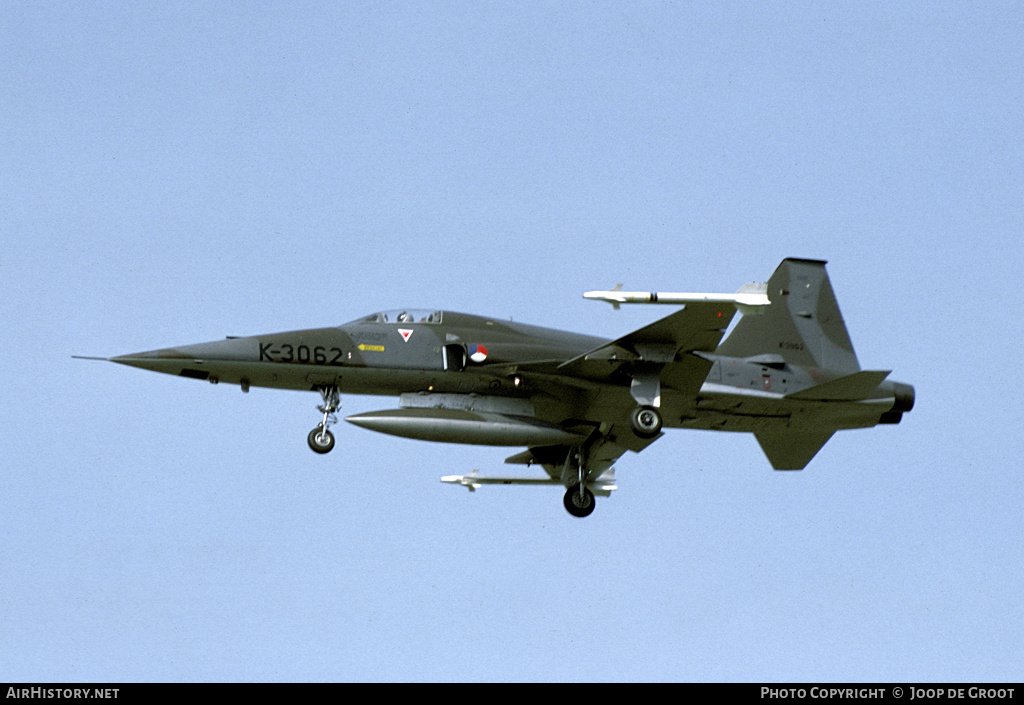 Aircraft Photo of K-3062 | Canadair NF-5A | Netherlands - Air Force | AirHistory.net #70048